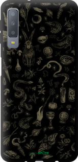 TPU чехол Мистический коллаж с травами и магическими символами для Samsung Galaxy A7 (2018) A750F - 6428b-1582 изображение 