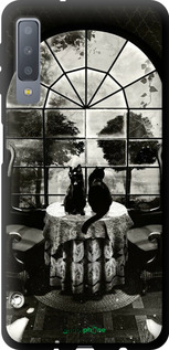 TPU чехол Череп та коти для Samsung Galaxy A7 (2018) A750F - 6432b-1582 изображение 