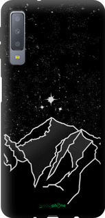 TPU чехол Мінімалістичний гірський краєвид для Samsung Galaxy A7 (2018) A750F - 6438b-1582 изображение 