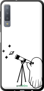 TPU чехол Привидение астроном для Samsung Galaxy A7 (2018) A750F - 6444b-1582 изображение 