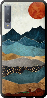 TPU чехол захід сонця для Samsung Galaxy A7 (2018) A750F - 6475b-1582 изображение 