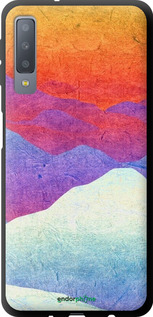 TPU чехол Горный закат для Samsung Galaxy A7 (2018) A750F - 6479b-1582 изображение 