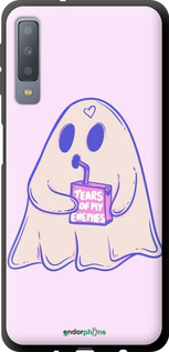 TPU чехол Милый призрак для Samsung Galaxy A7 (2018) A750F - 6507b-1582 изображение 