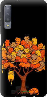 TPU чехол Дерево та котики для Samsung Galaxy A7 (2018) A750F - 6516b-1582 изображение 