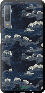 TPU чехол Морська тематика у стилі арт-деко для Samsung Galaxy A7 (2018) A750F - 6520b-1582 изображение 