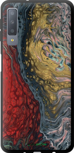 TPU чехол С изображением абстрактной живописи для Samsung Galaxy A7 (2018) A750F - 6530b-1582 изображение 