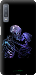 TPU чехол Із зображенням скелета для Samsung Galaxy A7 (2018) A750F - 6537b-1582 изображение 