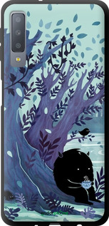 TPU чехол Арт принт Тихое место чая для Samsung Galaxy A7 (2018) A750F - 6544b-1582 изображение 