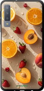 TPU чехол Фрукты 3 для Samsung Galaxy A7 (2018) A750F - 6703b-1582 изображение 