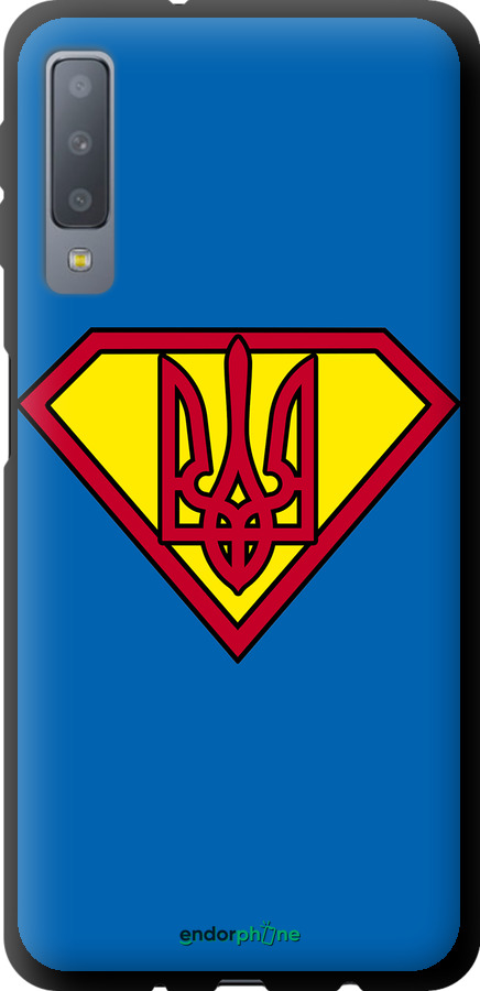 TPU чехол Супер Тризуб для Samsung Galaxy A7 (2018) A750F - 1164b-1582 изображение 