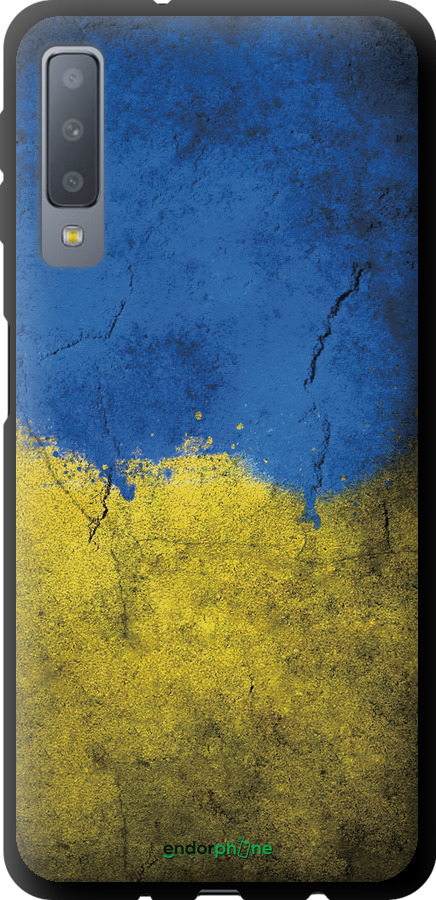 TPU чехол Флаг Украины 2 для Samsung Galaxy A7 (2018) A750F - 401b-1582 изображение 