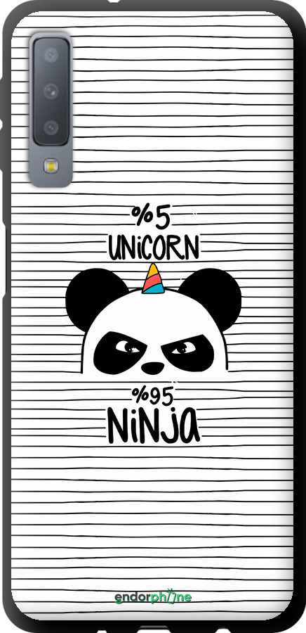 TPU чехол Ниндзя для Samsung Galaxy A7 (2018) A750F - 4281b-1582 изображение 