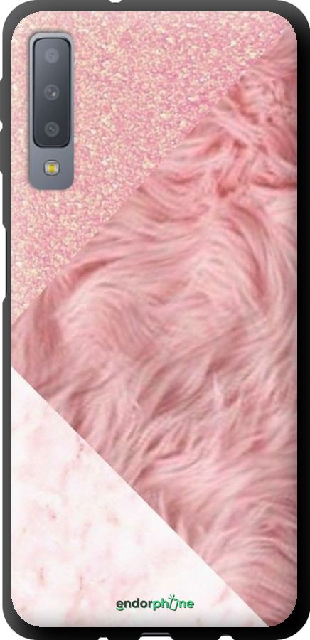 TPU чехол Розовые текстуры для Samsung Galaxy A7 (2018) A750F - 4343b-1582 изображение 