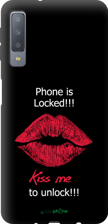 TPU чехол Розблокуй-поцілуй для Samsung Galaxy A7 (2018) A750F - 4372b-1582 изображение 