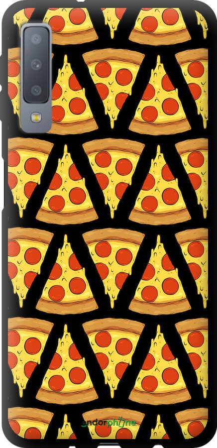 TPU чехол Пицца для Samsung Galaxy A7 (2018) A750F - 4408b-1582 изображение 