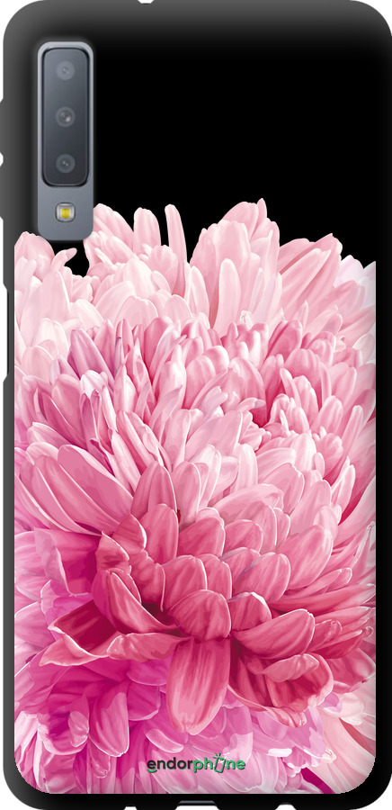 TPU чехол Хризантема для Samsung Galaxy A7 (2018) A750F - 4666b-1582 изображение 