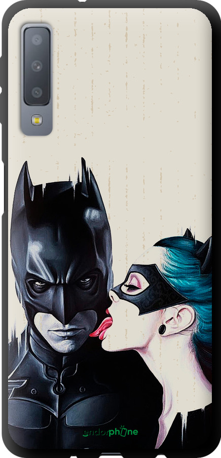 TPU чехол Бэтмен для Samsung Galaxy A7 (2018) A750F - 4678b-1582 изображение 
