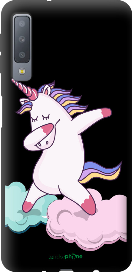 TPU чехол Единорог для Samsung Galaxy A7 (2018) A750F - 4702b-1582 изображение 
