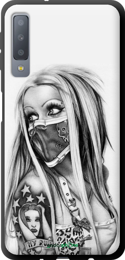 TPU чехол Biohazard 8 для Samsung Galaxy A7 (2018) A750F - 4824b-1582 изображение 