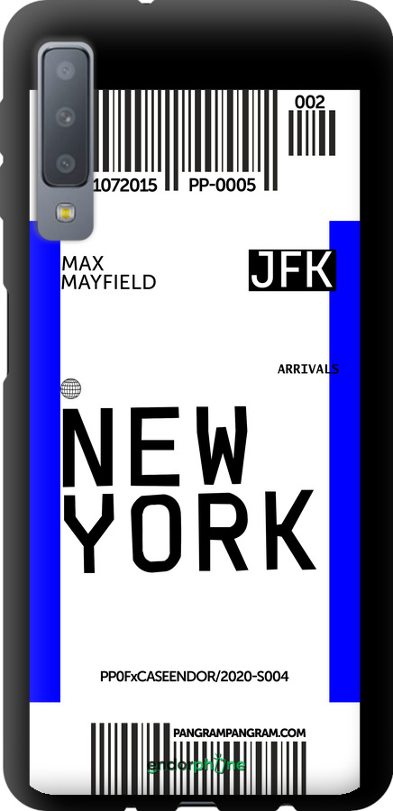 TPU чехол New York для Samsung Galaxy A7 (2018) A750F - 4861b-1582 изображение 