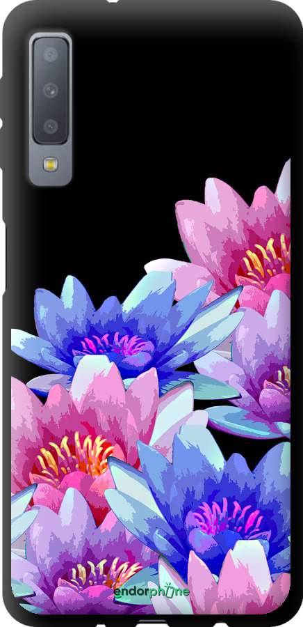 TPU чехол Лотос для Samsung Galaxy A7 (2018) A750F - 4862b-1582 изображение 