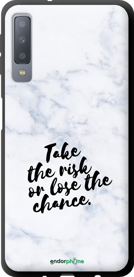 TPU чехол Ризикнути або втратити шанс для Samsung Galaxy A7 (2018) A750F - 4866b-1582 изображение 