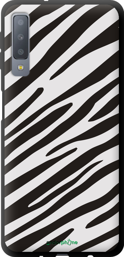 TPU чехол Классическая зебра для Samsung Galaxy A7 (2018) A750F - 4874b-1582 изображение 