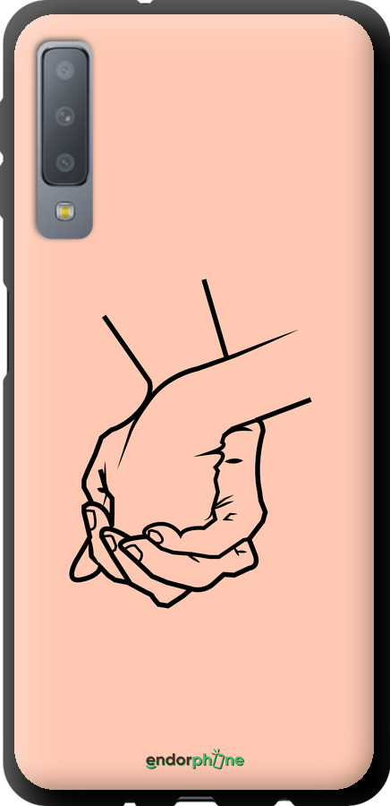 TPU чехол Руки для Samsung Galaxy A7 (2018) A750F - 4896b-1582 изображение 