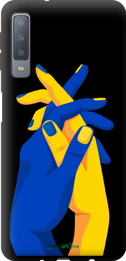 TPU чехол Stand With Ukraine для Samsung Galaxy A7 (2018) A750F - 5255b-1582 изображение 
