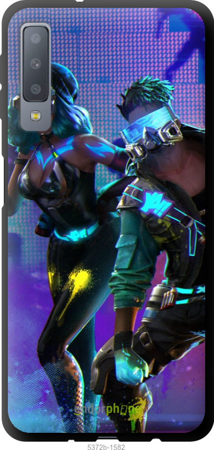 TPU чехол № 5372 для Samsung Galaxy A7 (2018) A750F - 5372b-1582 изображение 