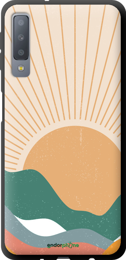 TPU чехол Гори і сонце v2 для Samsung Galaxy A7 (2018) A750F - 5488b-1582 изображение 