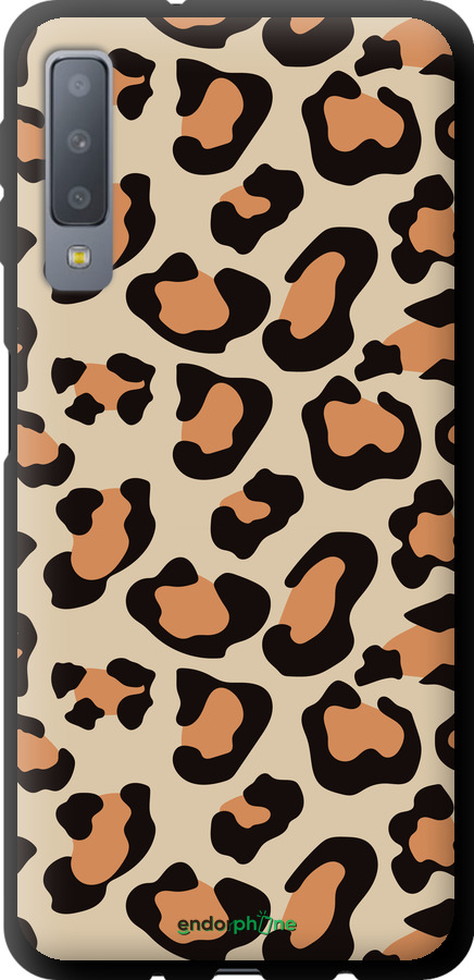 TPU чехол Пятна леопарда v2 для Samsung Galaxy A7 (2018) A750F - 5496b-1582 изображение 