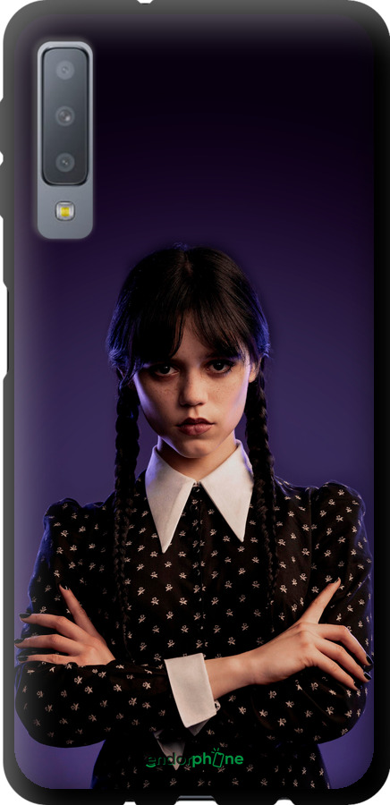 

TPU чорний чохол "Wednesday v3" для Samsung Galaxy A7 (2018) A750F, Сірий