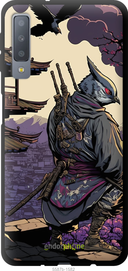 TPU чехол Птица воин для Samsung Galaxy A7 (2018) A750F - 5587b-1582 изображение 