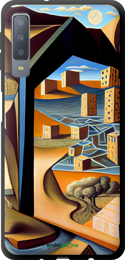 TPU чехол Абстракция v2 для Samsung Galaxy A7 (2018) A750F - 5618b-1582 изображение 