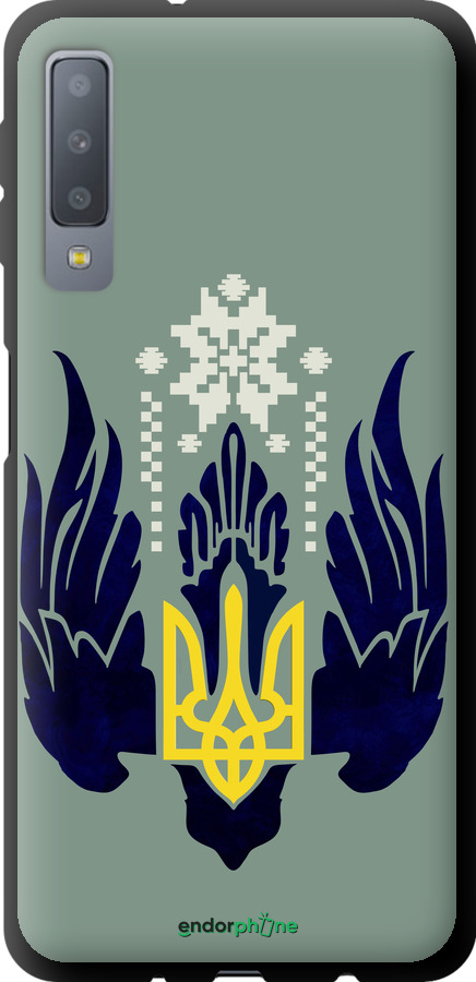 TPU чехол Тризуб с крыльями для Samsung Galaxy A7 (2018) A750F - 5640b-1582 изображение 