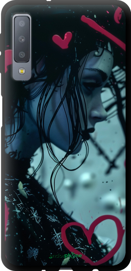 TPU чехол XO Love v2 для Samsung Galaxy A7 (2018) A750F - 6057b-1582 изображение 