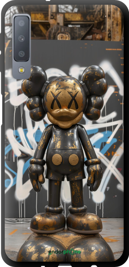 TPU чехол Bronze kaws v3 для Samsung Galaxy A7 (2018) A750F - 6099b-1582 изображение 