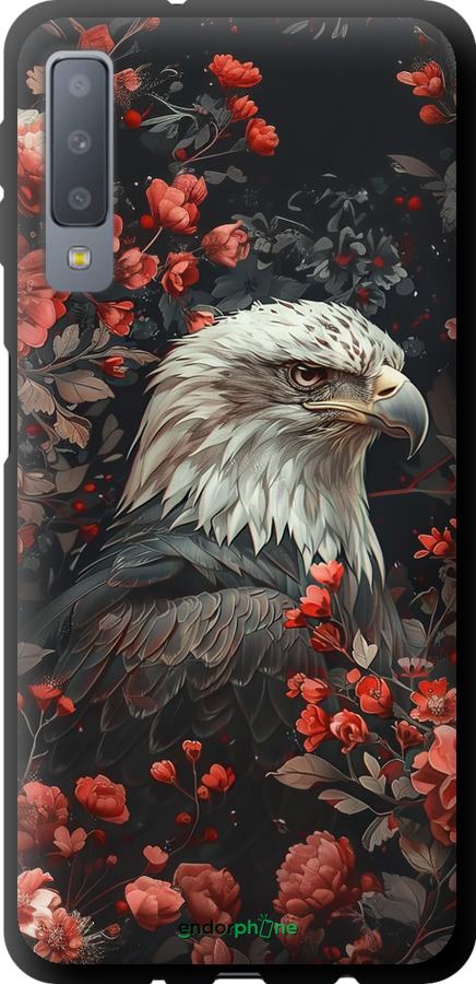 TPU чехол Квітковий вартовий для Samsung Galaxy A7 (2018) A750F - 6102b-1582 изображение 