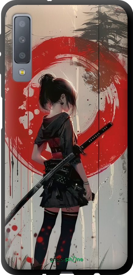 TPU чехол Сутінки воїна: Танок з катаною для Samsung Galaxy A7 (2018) A750F - 6123b-1582 изображение 