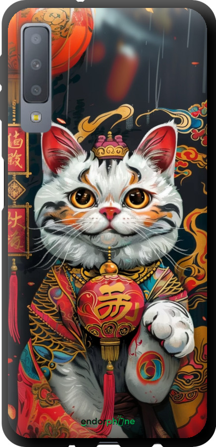 TPU чехол China Cat v2 для Samsung Galaxy A7 (2018) A750F - 6135b-1582 изображение 
