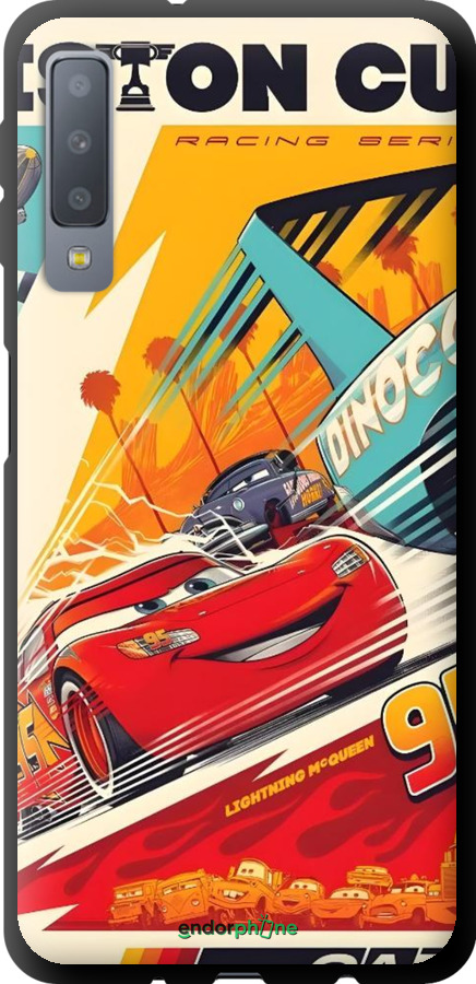 TPU чехол Тачки для Samsung Galaxy A7 (2018) A750F - 6288b-1582 изображение 