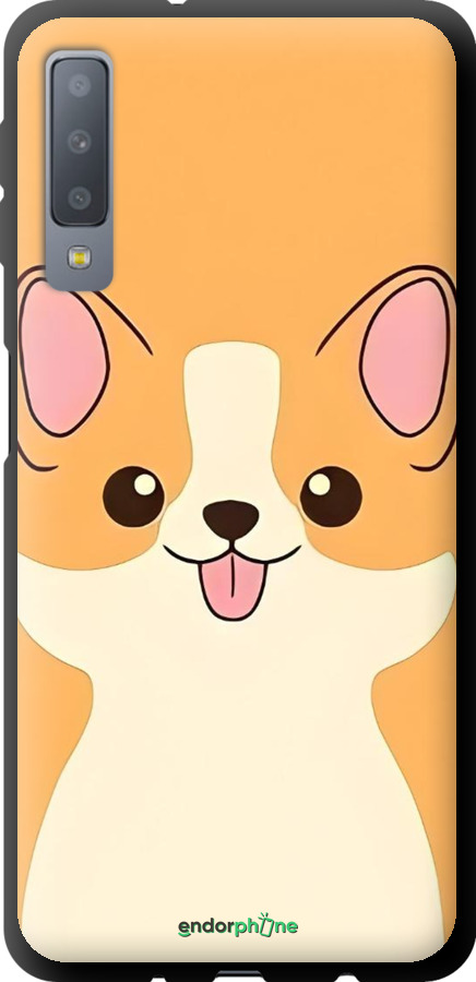 TPU чехол Милый пес для Samsung Galaxy A7 (2018) A750F - 6296b-1582 изображение 