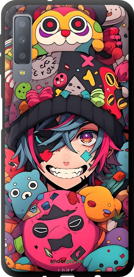 TPU чехол Аніме хлопець для Samsung Galaxy A7 (2018) A750F - 6317b-1582 изображение 