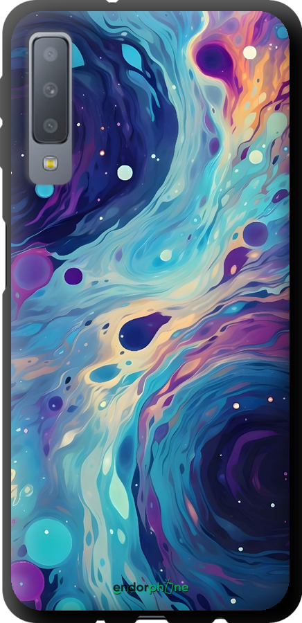 TPU чехол Арт акварель для Samsung Galaxy A7 (2018) A750F - 6329b-1582 изображение 