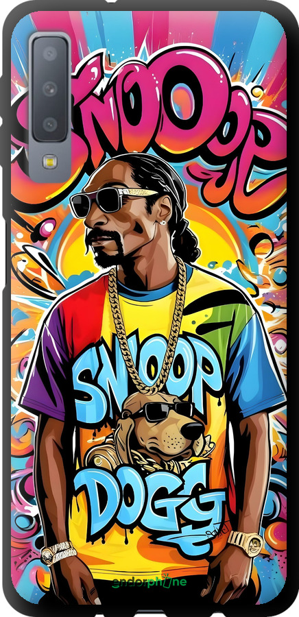 TPU чехол Снуп дог для Samsung Galaxy A7 (2018) A750F - 6348b-1582 изображение 