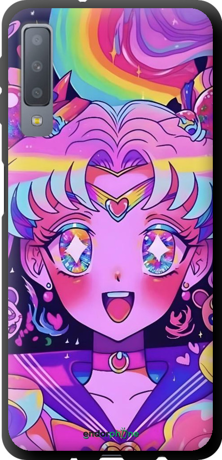 TPU чехол Сейлор Мун 3 для Samsung Galaxy A7 (2018) A750F - 6352b-1582 изображение 