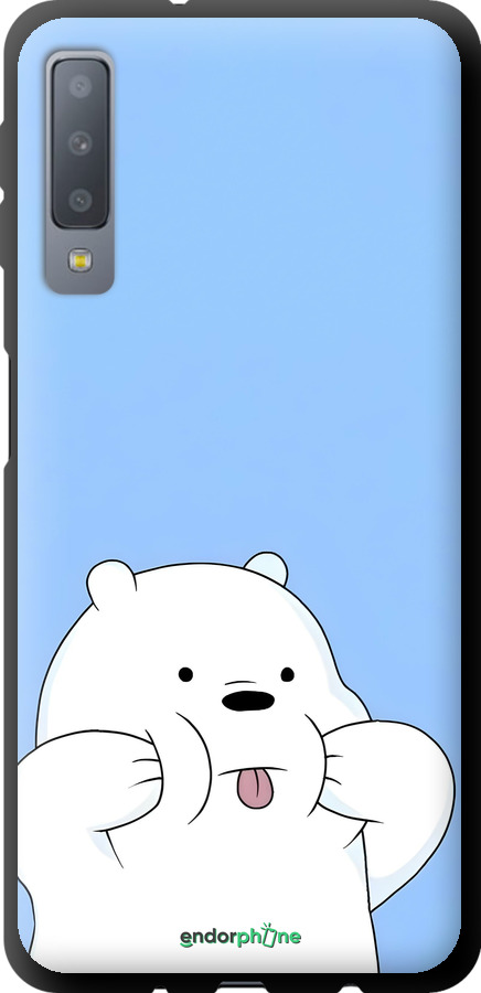 TPU чехол Милый мишка для Samsung Galaxy A7 (2018) A750F - 6357b-1582 изображение 