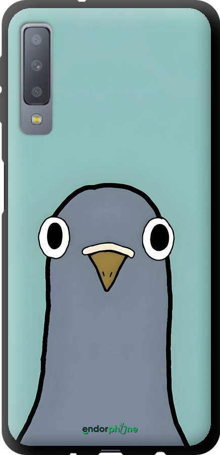 TPU чехол Голубь для Samsung Galaxy A7 (2018) A750F - 6388b-1582 изображение 