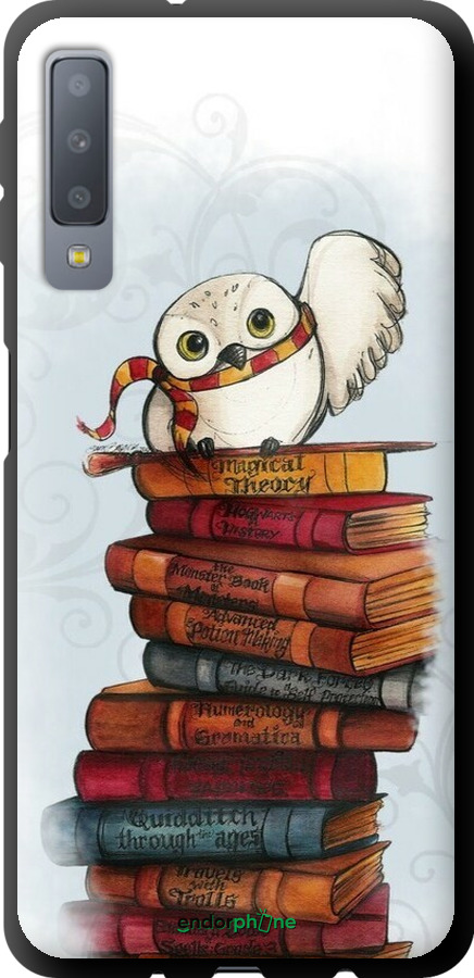 TPU чехол Сова та книги для Samsung Galaxy A7 (2018) A750F - 6436b-1582 изображение 